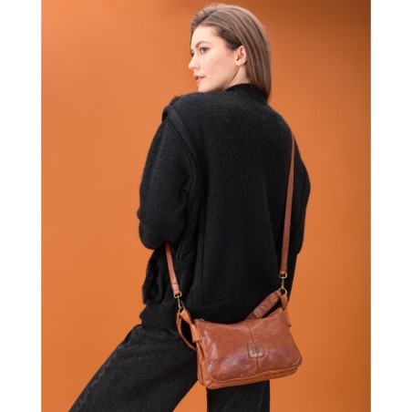 Shoulder bag BIBA Boston de piel