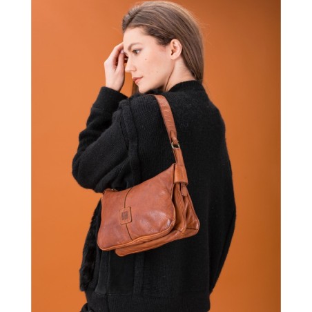 Shoulder bag BIBA Boston de piel