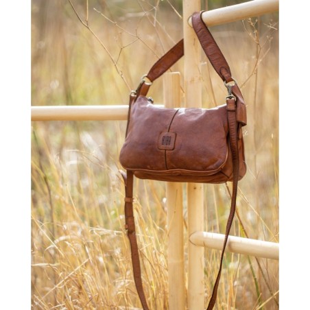 Shoulder bag BIBA Boston de piel