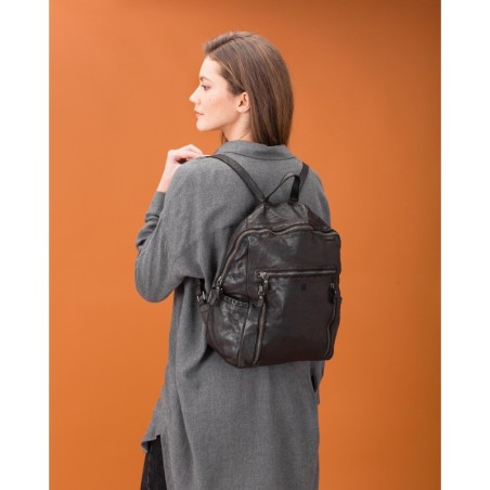 Backpack BIBA Greenville de piel