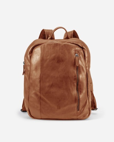 Leather backpack BIBA Gary
