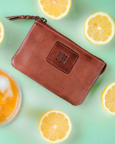 Coin purse BIBA Kansas de piel