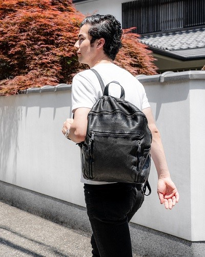 Backpack BIBA Greenville de piel