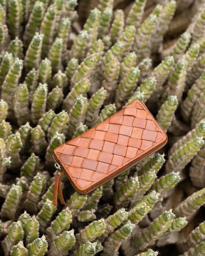 LEI3L 刘易斯堡 糸列 织皮 长钱包